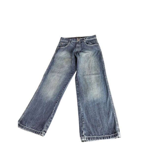 Vintage Southpole Y2K Baggy Jeans Men Sz‎ 34 Blue Skater Casual Streetwear - Picture 1 of 12